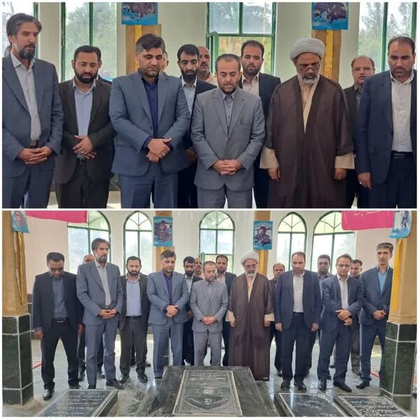 تجدید میثاق با آرمان‌های شهدا در ششمین روز هفته دولت 