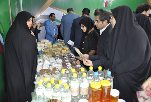 افتتاح نمایشگاه دستاوردهای زنان روستایی و عشایر در بیرجند 