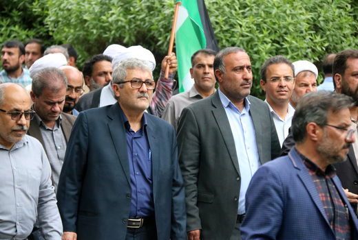 حضور پرشور خانواده بزرگ جهاد کشاورزی خوزستان در راهپیمایی محکومیت جنایات رژیم صهیونیستی