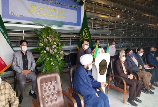 افتتاح مجتمع پرورش مرغ تخم‌گذار 90 هزار قطعه‌ای در خراسان شمالی