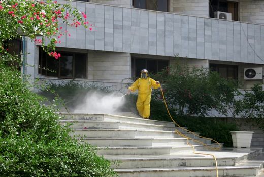 برگزاری رزمایش بیولوژیکی وزیست محیطی مقابله با ویروس کرونا در جهاد کشاورزی هرمزگان