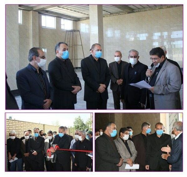 افتتاحیه سردخانه و انبار نگهداری محصولات کشاورزی به مناسبت هفته دولت در شهرستان خرمدره