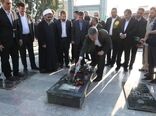تجدید میثاق وزیر جهاد کشاورزی با شهدای شهرستان آمل 
