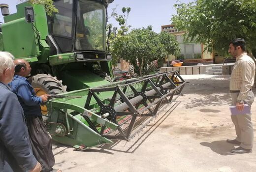 آماده سازی ناوگان برداشت در شهرستان خانمیرزا