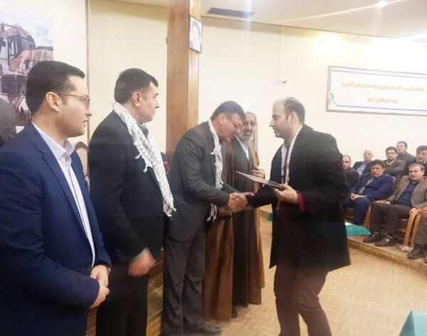  مراسم تجلیل از جهادگران بخش خصوصی در مقابله با سیل استان گلستان برگزار شد