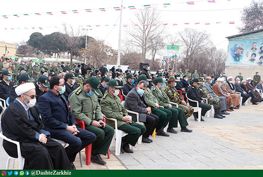 حضور رییس و کارکنان سازمان جهاد کشاورزی استان قزوین در مراسم آغازین دهه مبارک فجر و جشن‌ انقلاب