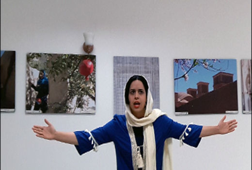 هنرنمایی بانوی نقال در گفت‌وگوی فرهنگی ایران و اوکراین