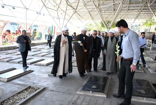 تجدید میثاق کارکنان سازمان جهاد کشاورزی آذربایجان شرقی و ادارات تابعه با شهدا