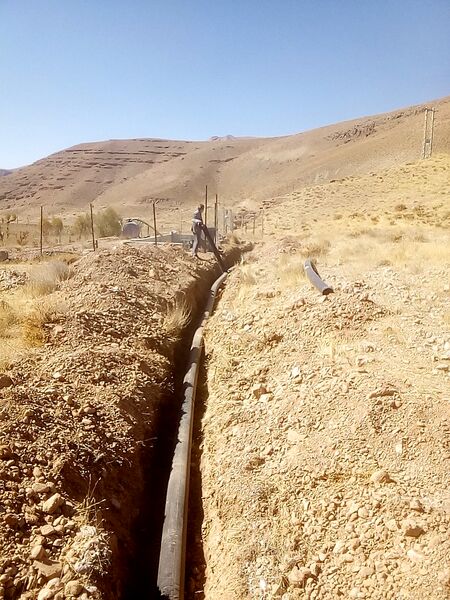 طرح 82هکتاری آبیاری کم فشار تجمیعی روستای پیرده تحویل موقت شد