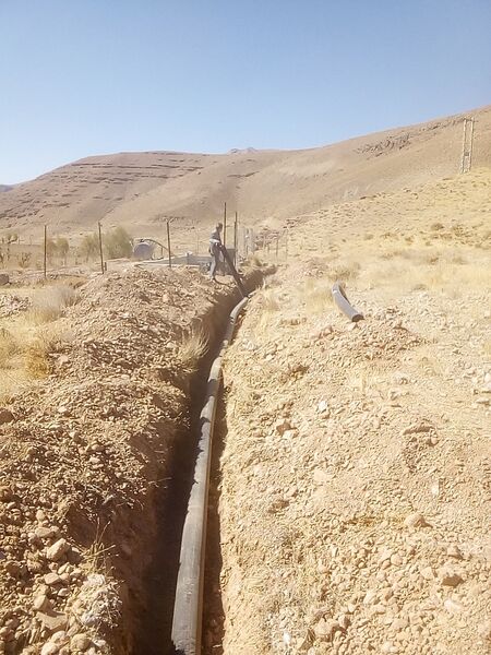 طرح 82هکتاری آبیاری کم فشار تجمیعی روستای پیرده تحویل موقت شد