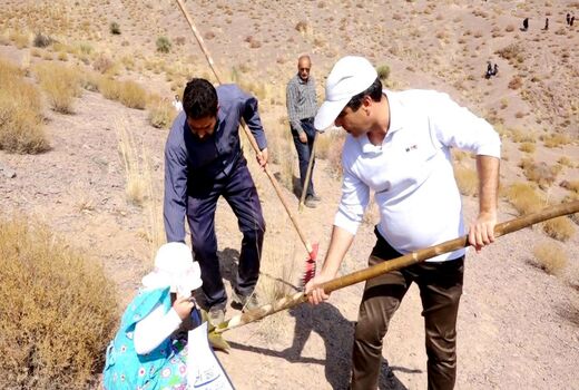 بذر پاشی ۲۳۰ هکتار از مراتع شهرستان بافق 
