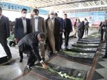 تجدید میثاق وزیر جهاد کشاورزی با شهدای شهرستان ملارد 