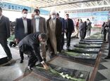 تجدید میثاق وزیر جهاد کشاورزی با شهدای شهرستان ملارد 
