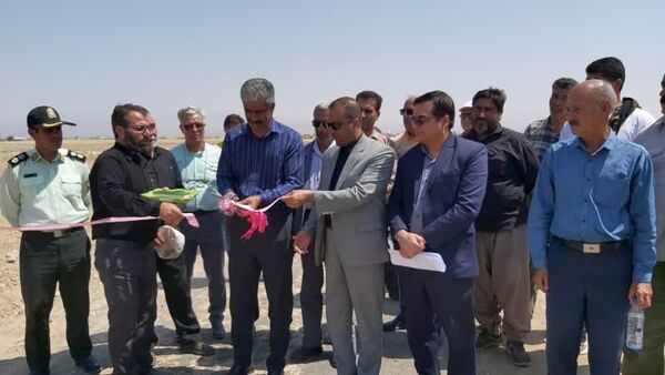 افتتاح سه طرح فنی زیربنایی در فسا