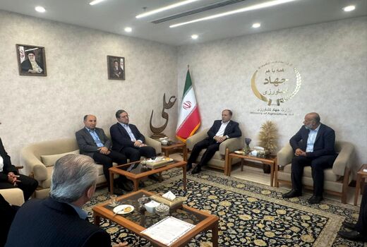 دیدار استاندار آذربایجان‌غربی با وزیر جهاد کشاورزی