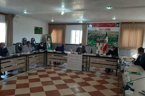 تشکیل جلسه سند همکاری مشترک امور منابع آب و جهادکشاورزی در شهرستان اهر