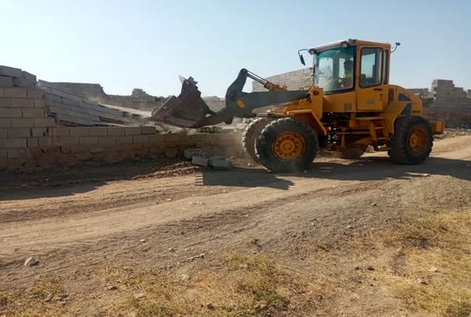 قلع و قمع 15 مورد ساخت و ساز غیر مجاز در شهرستان هریس 