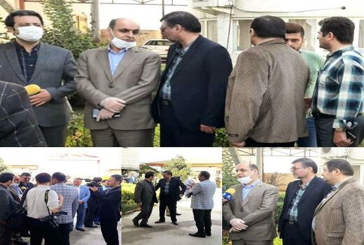 بازدید استاندار گلستان و رییس سازمان جهادکشاورزی استان گلستان از کشتارگاه سحر مرغ کردان