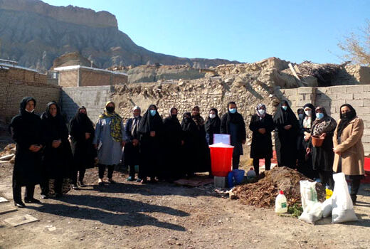 برگزاری کارگاه آموزشی تولید کمپوست و کاهش ضایعات برای اعضای صندوق زنان در جلفا