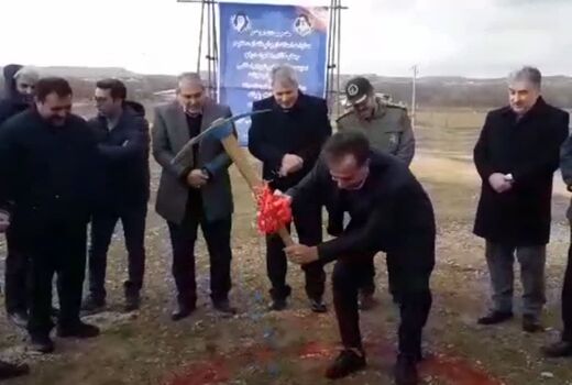 دومین پایانه صادراتی محصولات کشاورزی کشور در مراغه کلنگ‌زنی شد