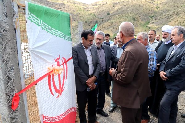 استخر کشاورزی ۷۰ هزار متر مکعبی در الموت غربی افتتاح شد
