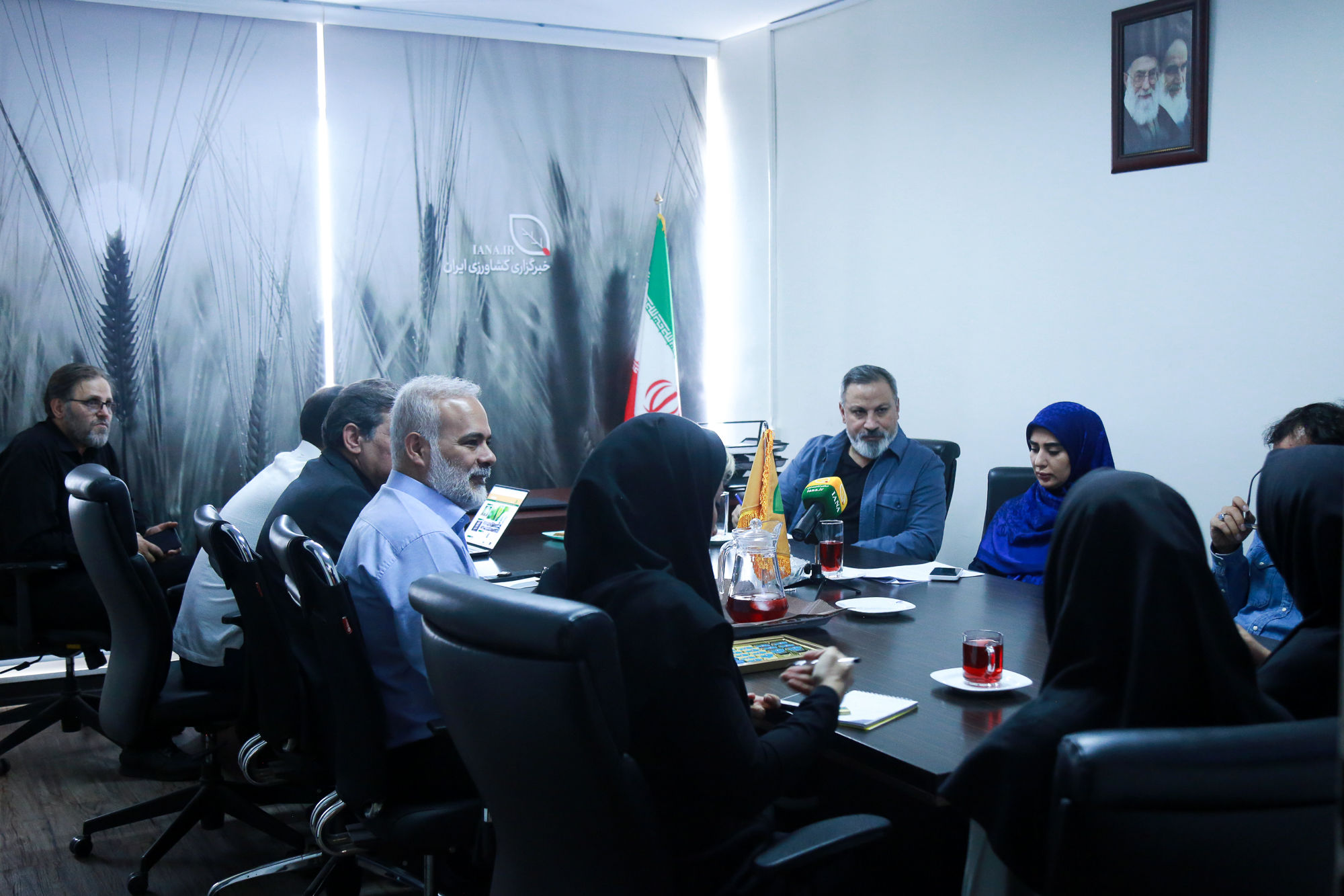 بازدید رئیس مرکز روابط عمومی وزارت جهاد کشاورزی از خبرگزاری ایانا 