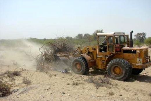 9هزار و 346متر مربع از اراضی ملی شهرستان سمنان رفع تصرف شد