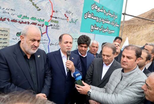 آغاز عملیات اجرایی انتقال آب سد کلقان بستان آباد با حضور وزرای جهاد کشاورزی و نیرو