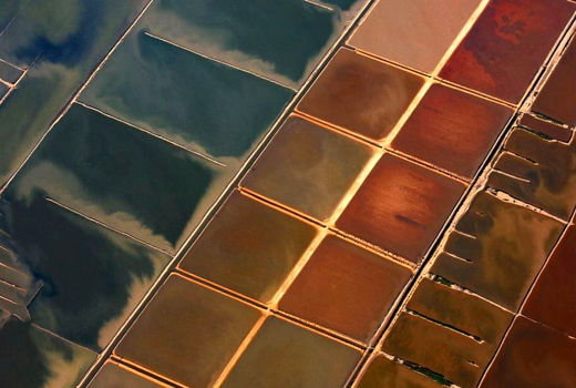 دریاچه‌های نمکی در بخش خدمختار اندلس اسپانیا