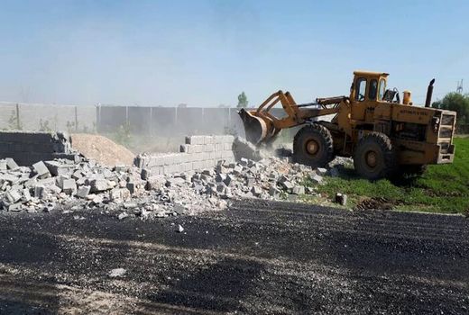 آزاد سازی 15 هزار مترمربع از اراضی شهرستان پیشوا