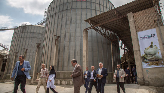 بازدید از کارخانه آرد در استان گلستان 