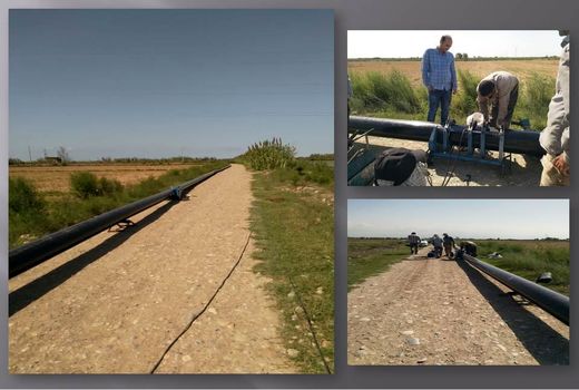 تجهیز 326 هکتار اراضی ساری به سامانه نوین آبیاری