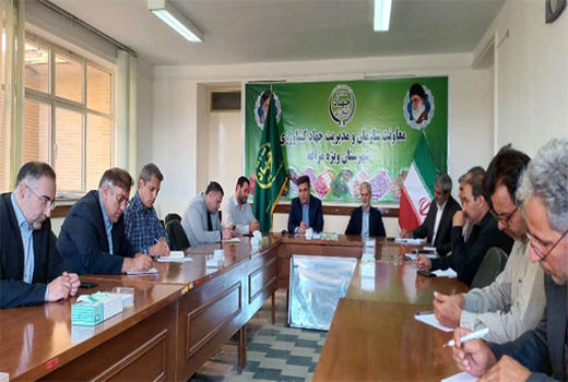  برگزاری جلسه هماهنگی خرید تضمینی گندم در مدیریت جهاد کشاورزی شهرستان ویژه مراغه