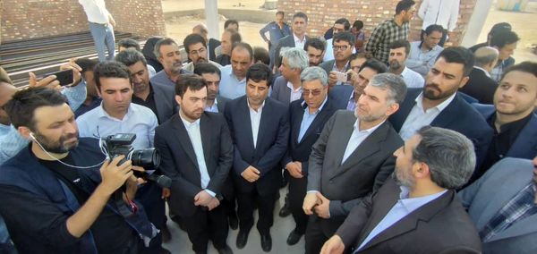 بازدید وزیر جهادکشاورزی از کشتارگاه در حال احداث دام و طیور شهرستان ملکان