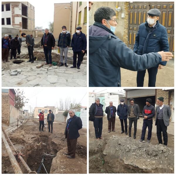بازدید مدیر آب و خاک سازمان جهاد کشاورزی قزوین از طرح مرمت و احیای قنات شهرستان البرز