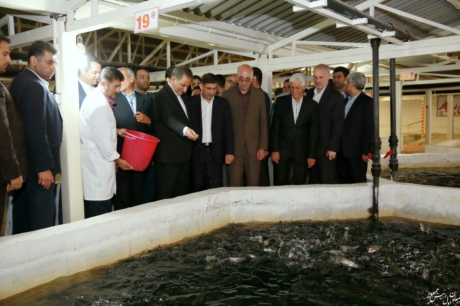 افتتاح فاز یک و دو طرح توسعه مزرعه ماهی سرای کرج / بازدید از نمایشگاه توانمندی‌های عشایری-کشاورزی البرز