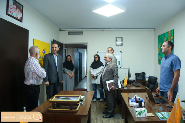 بازدید معاون سازمان تات و رئیس موسسه آموزش و ترویج کشاورزی از خبرگزاری ایانا