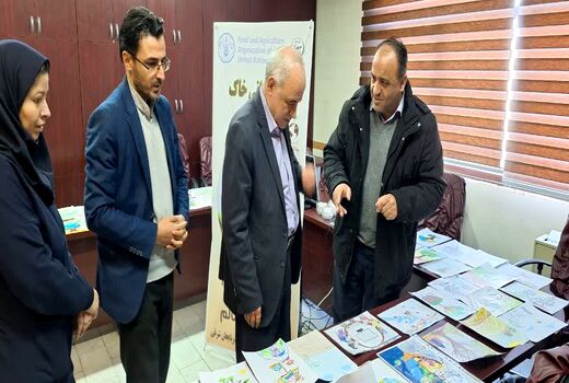 آثار برگزیده مسابقه نقاشی هفته خاک در استان آذربایجان شرقی اعلام شد