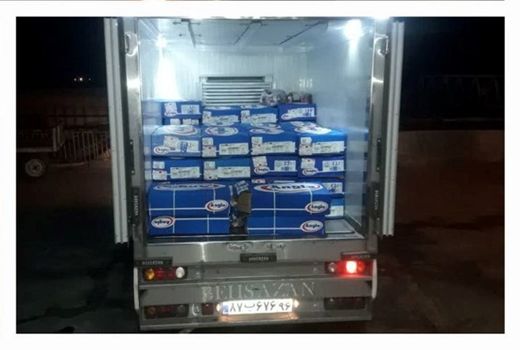 توقیف محموله گوشت قرمزمنجمد در شهرستان سرخه