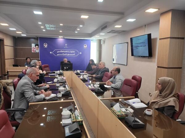 نشست بررسی احداث استخرهای ذخیره آب کشاورزی در قزوین برگزار شد