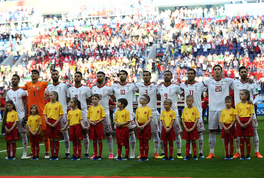 آرزوی موفقیت برای تیم ملی ایران 