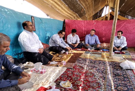 حضور رئیس سازمان جهاد کشاورزی استان لرستان در جمع صمیمی عشایر استان لرستان