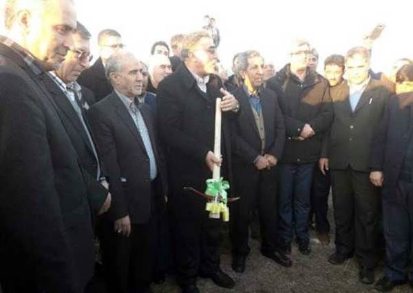 کلنگ‌زنی طرح ۱۸۳۰ هکتاری آب‌های مرزی خداآفرین در آذربایجان شرقی