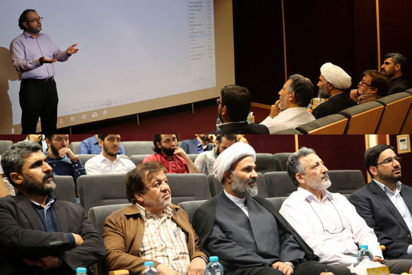 دور محیط سینما را عده‌ای سیم خاردار کشیده بودند