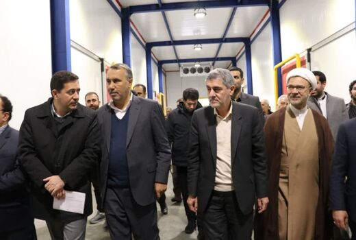 یک سردخانه نگهداری محصولات کشاورزی در جهرم افتتاح شد  