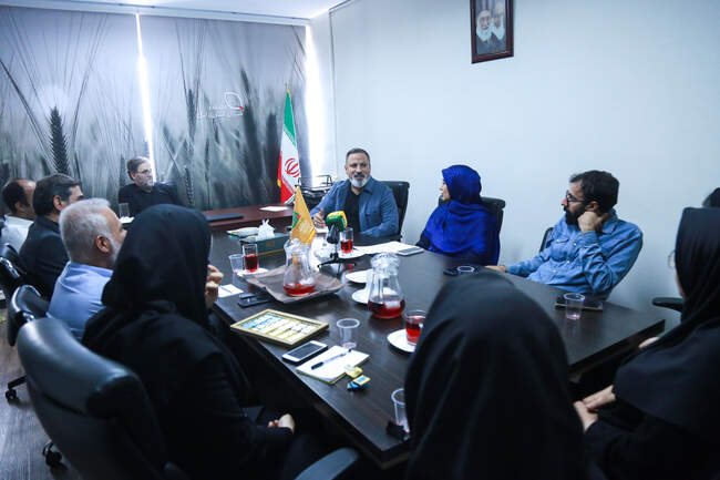 بازدید رئیس مرکز روابط عمومی وزارت جهاد کشاورزی از خبرگزاری ایانا 