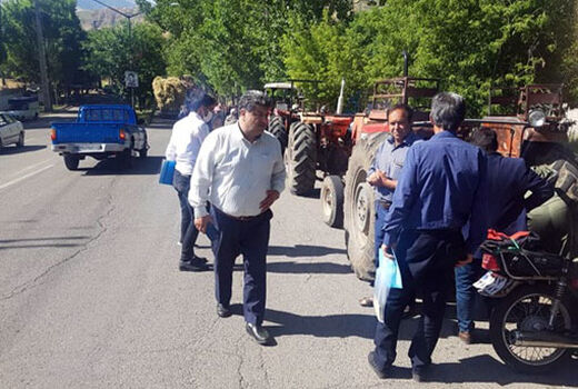 پلاک‌گذاری 110 دستگاه از ماشین‌های کشاورزی در شهرستان هوراند