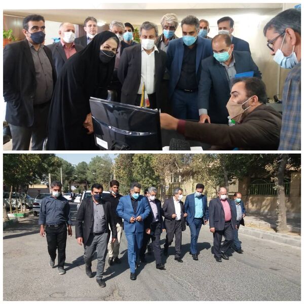 بازدید معاون امور زراعت وزارت جهاد کشاورزی از مرکز خدمات جواد آباد شهرستان ورامین