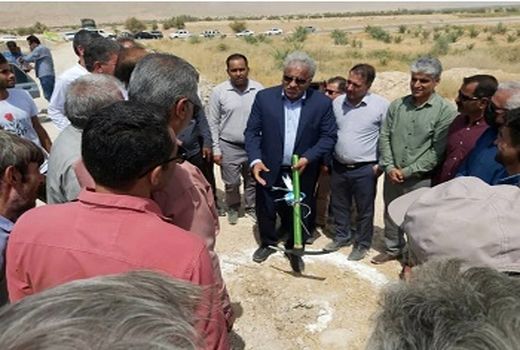 احداث کانال های فرعی آبیاری در خنج آغاز شد