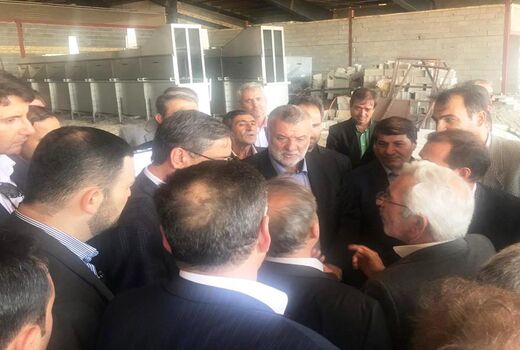 وزیر جهاد کشاورزی از کشتارگاه صنعتی طیور در شهرستان رزن بازدید کرد